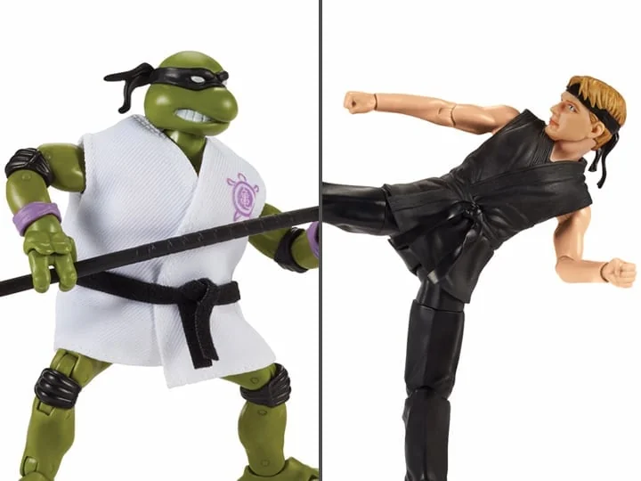 Teenage Mutant Ninja Turtles x Cobra Kai Donatello vs. Johnny Lawrence Two-Pack