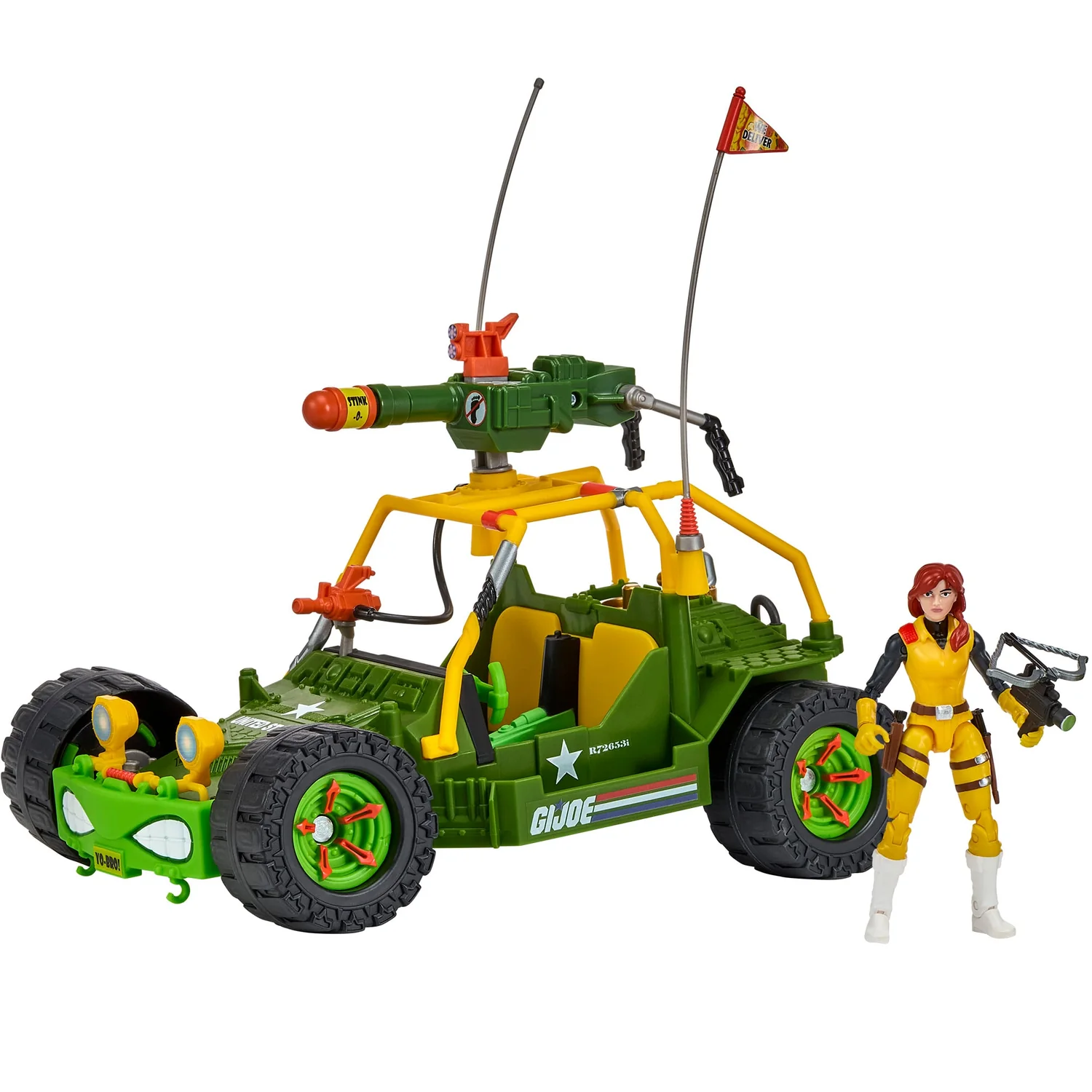 Teenage Mutant Ninja Turtles x G.I. Joe A.W.E. Shell-Striker with April O' Neil as Scarlett Vehicle Set