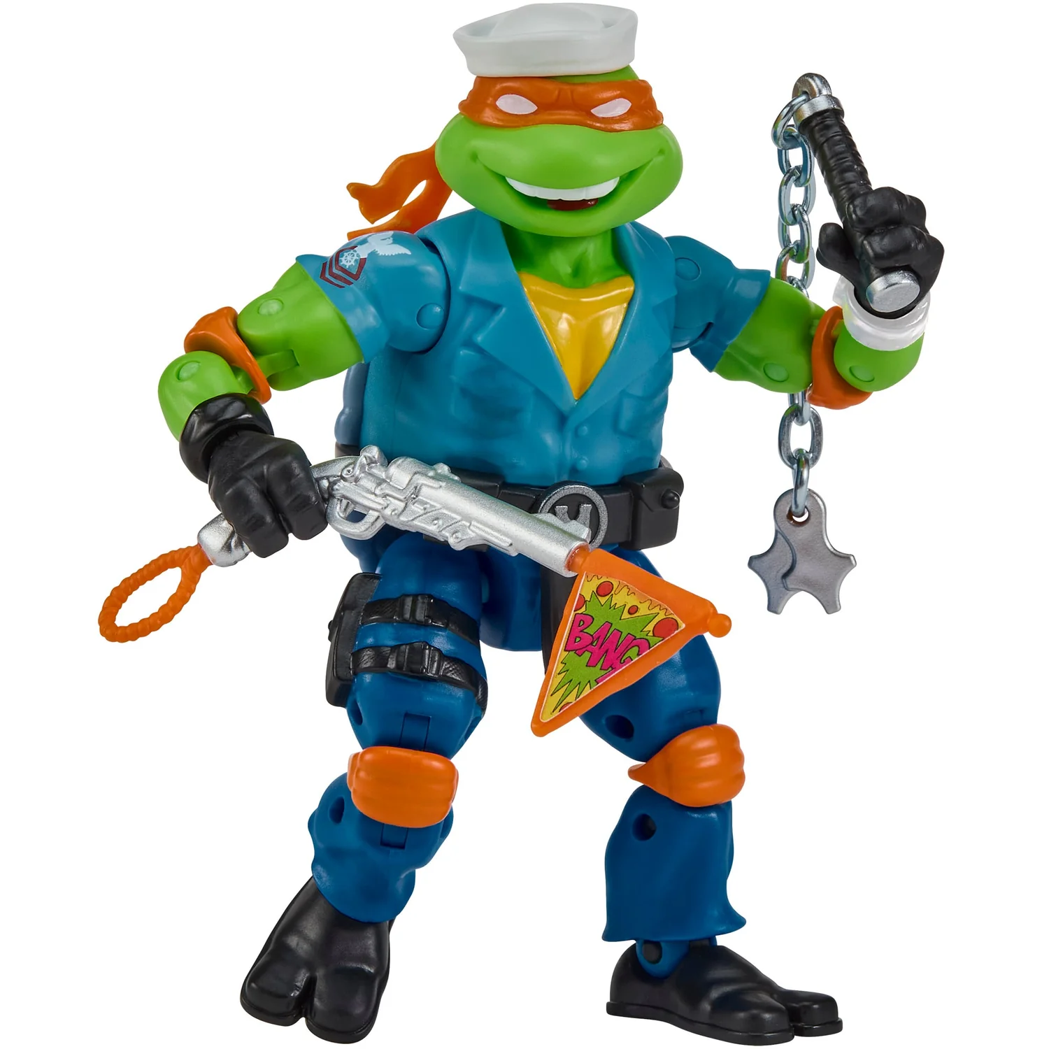 Teenage Mutant Ninja Turtles x G.I. Joe Michelangelo as Shipwreck Action Figure