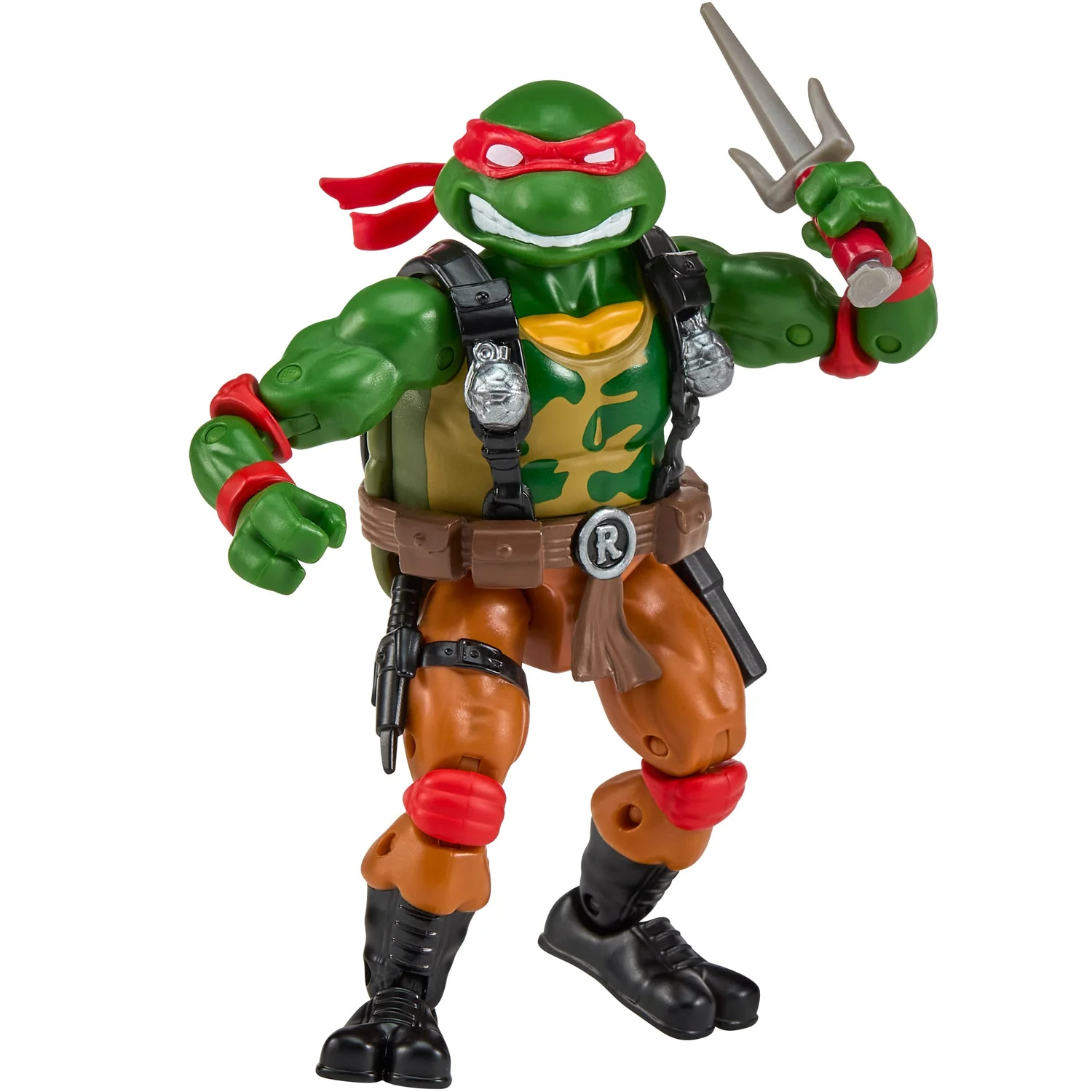 Teenage Mutant Ninja Turtles x G.I. Joe Raphael as Roadblock Action Figure