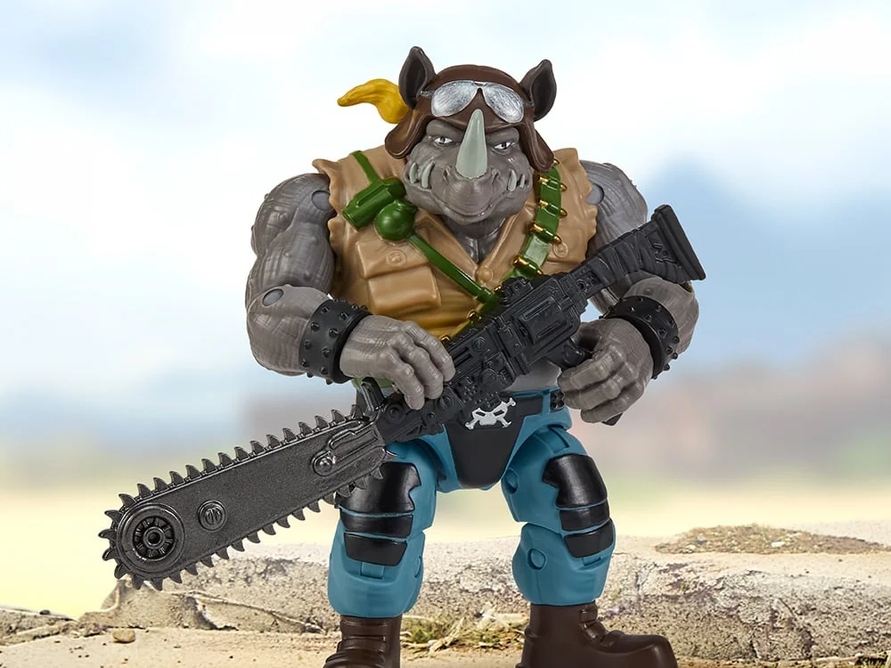 Teenage Mutant Ninja Turtles x G.I. Joe Rocksteady as Buzzer Action Figure