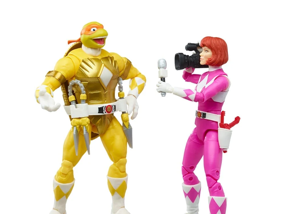 Power Rangers X Teenage Mutant Ninja Turtles Lightning Collection Morphed April O'Neil & Morphed Michelangelo