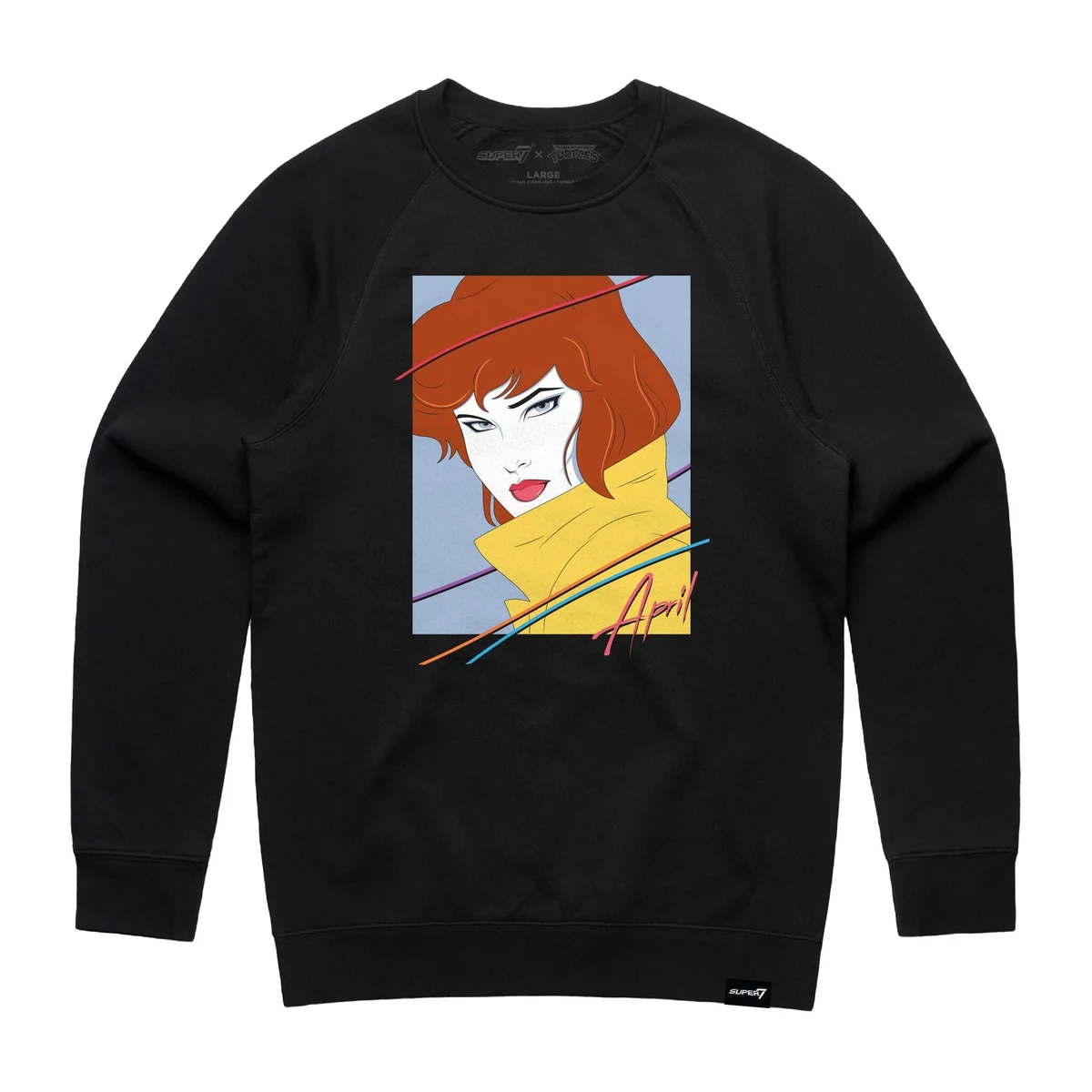 Teenage Mutant Ninja Turtles Crewneck Fleece (80s April Crewneck)