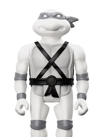 Teenage Mutant Ninja Turtles ReAction Donatello (Comic Greyscale) Figure