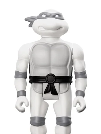 Teenage Mutant Ninja Turtles ReAction Michelangelo (Comic Greyscale) Figure