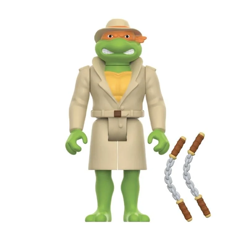Teenage Mutant Ninja Turtles ReAction Undercover Michelangelo (Weird Pizza To Go) SDCC 2024 Exclusive Action Figure