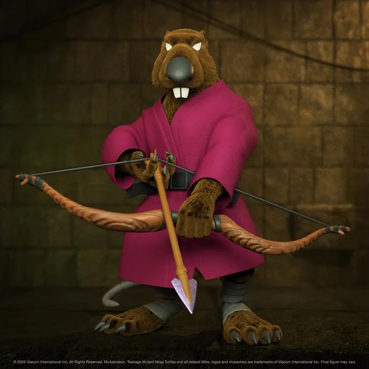 Teenage Mutant Ninja Turtles ULTIMATES! Splinter (Flocked) Action Figure