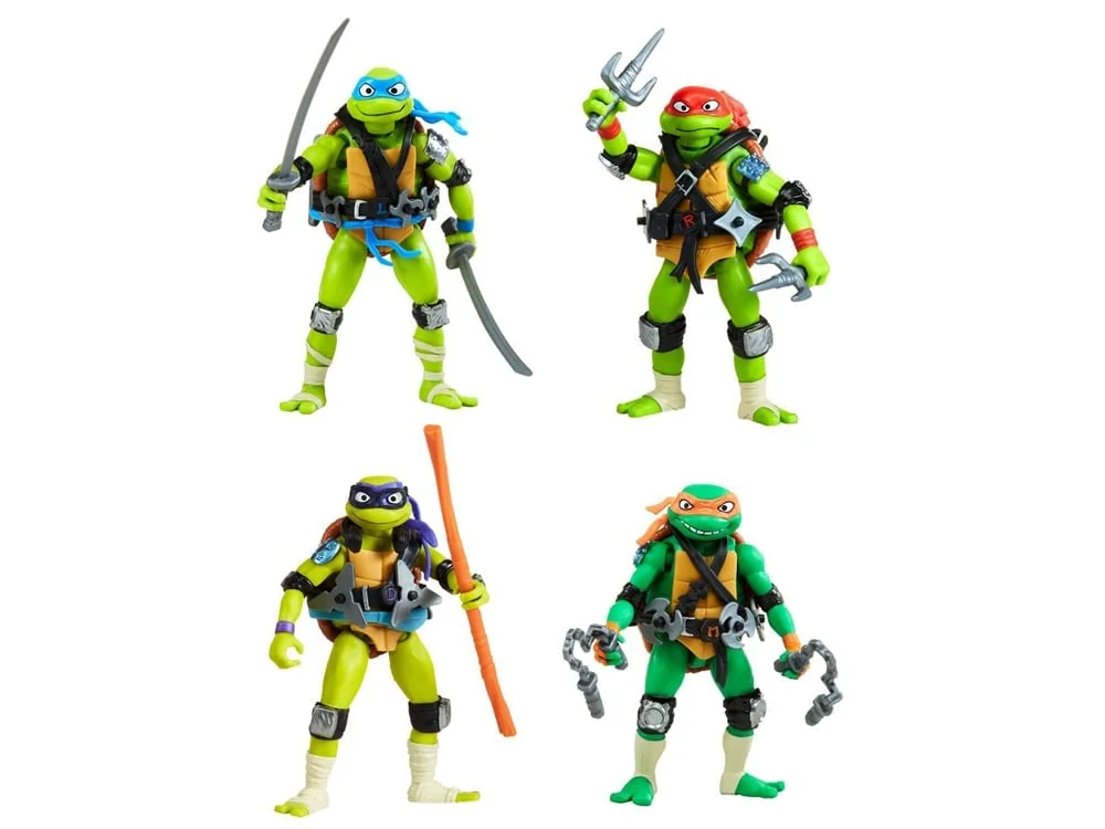 Tales of the Teenage Mutant Ninja Turtles Mix 'N Match Turtles Action Figure 4-Pack