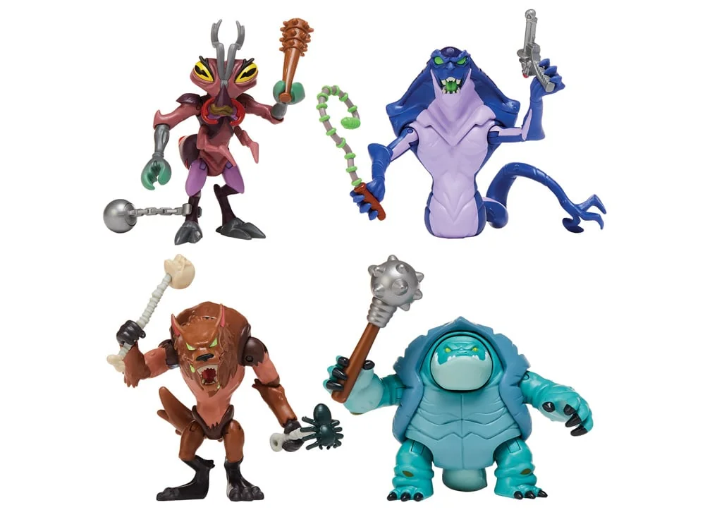 Tales of the Teenage Mutant Ninja Turtles Monster Mutanimals Set of 4 Action Figures