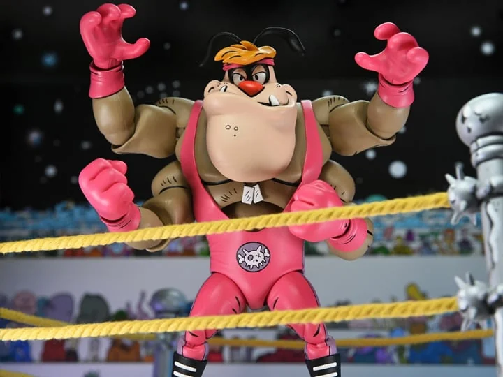 Teenage Mutant Ninja Turtles Adventures Stump Wrestling Cryin' Houn' (Archie Comics) Action Figure