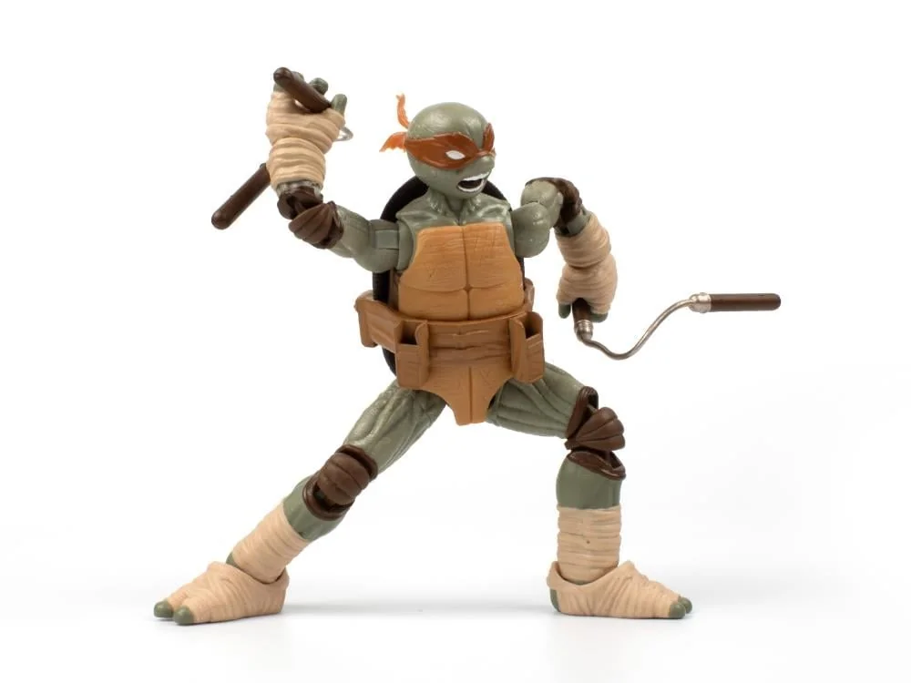 Teenage Mutant Ninja Turtles BST AXN Michelangelo (Ver. 2) Figure & Comic Set
