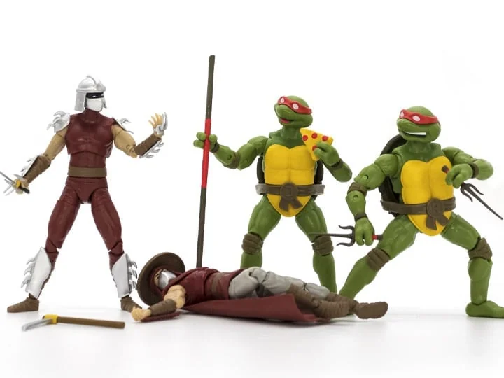 Teenage Mutant Ninja Turtles BST AXN PX Previews Exclusive Classic Comic Four-Pack (Set 2)