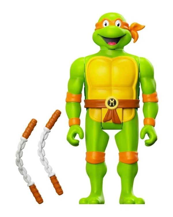 Teenage Mutant Ninja Turtles ReAction Toon Michelangelo Figure