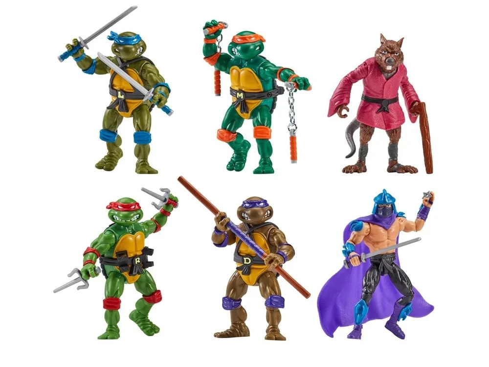 Teenage Mutant Ninja Turtles Remastered Action Figure 6-Pack