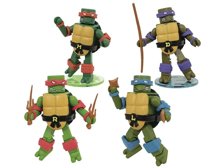 Teenage Mutant Ninja Turtles Retro Minimates PX Previews Exclusives Box Set