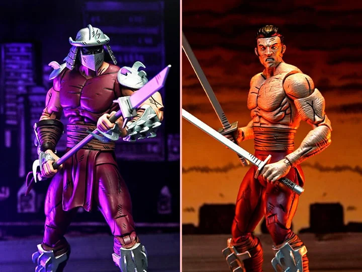 Teenage Mutant Ninja Turtles Worms of Madness Shredder (Mirage Comics) Action Figure Two-Pack