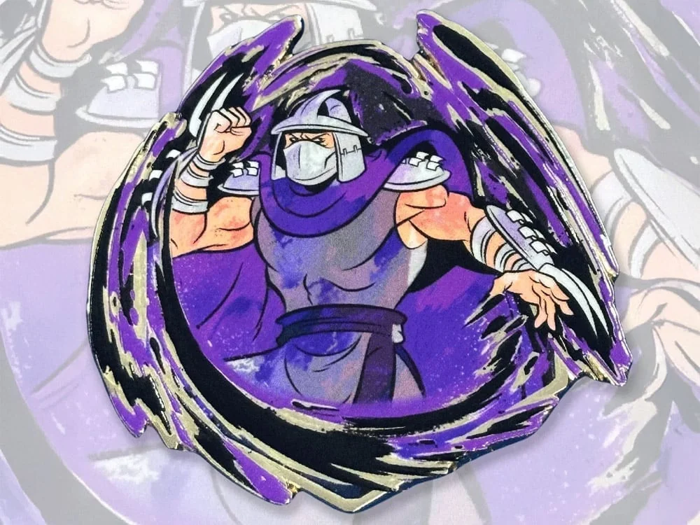 Teenage Mutant Ninja Turtles Painterly Series Shredder C2E2 2025 Exclusive Pin